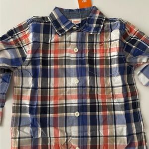Gymboree Multicolor Plaid Button Down Shirt